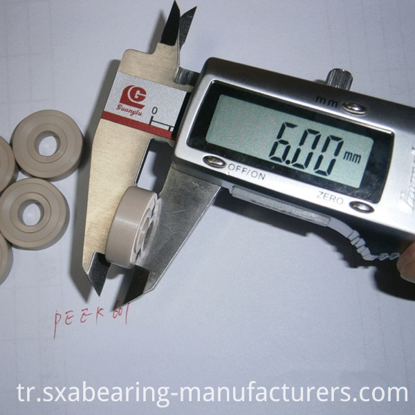 607 High Temperature and Speed Plastic Ball Bearing
